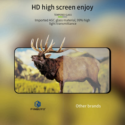 For Realme C67 5G PINWUYO 9H 2.5D Full Screen Tempered Glass Film(Black) - C67 Tempered Glass by PINWUYO | Online Shopping South Africa | PMC Jewellery | Buy Now Pay Later Mobicred