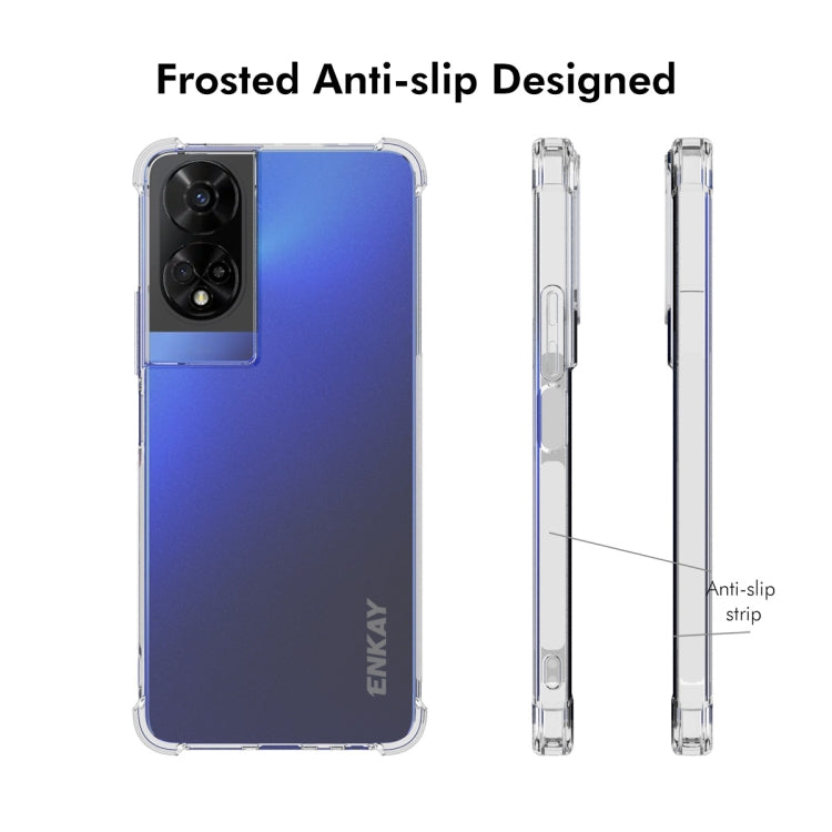 For TCL 50 5G ENKAY Hat-Prince Transparent TPU Shockproof Phone Case - free shipping - PMC Jewellery - Order now!