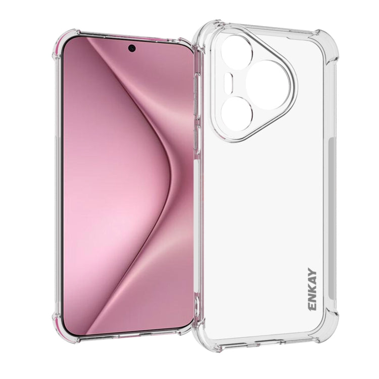 For Huawei Pura 70 Pro / 70 Pro+ ENKAY Hat-Prince Transparent TPU Shockproof Phone Case - Huawei Cases by ENKAY | Online Shopping South Africa | PMC Jewellery | Buy Now Pay Later Mobicred