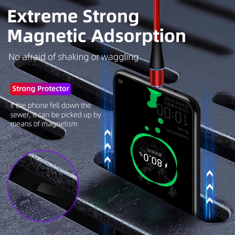 ENKAY 2 in 1 5A USB to Type-C + 8 Pin Magnetic Fast Charging Data Cable with LED Light, Length: 1m(Silver) - free shipping - PMC Jewellery - Order now!