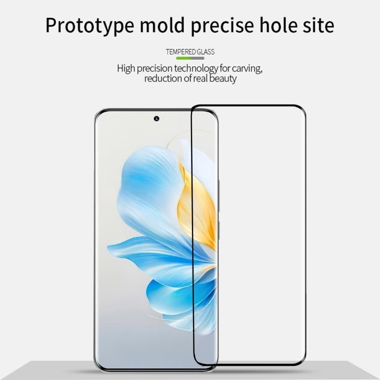For Honor 100 MOFI 9H 3D Hot Bending Tempered Glass Film(Black) - Honor Tempered Glass by MOFI | Online Shopping South Africa | PMC TechLife