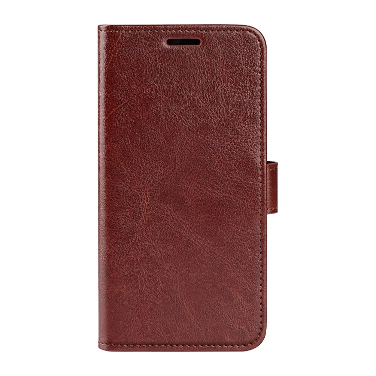 For iPhone 16 Pro R64 Texture Horizontal Flip Leather Phone Case(Brown) - iPhone 16 Pro Cases by PMC Jewellery | Online Shopping South Africa | PMC Jewellery | Buy Now Pay Later Mobicred