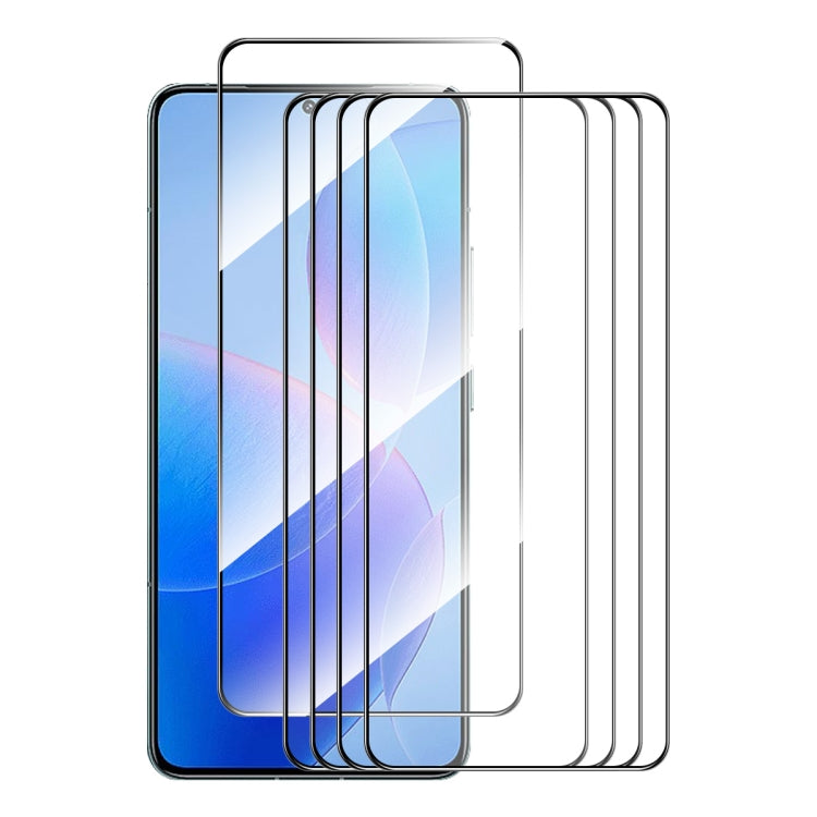 For Redmi K70 / K70 Pro / K70E 5pcs ENKAY Hat-Prince Full Glue High Aluminum-silicon Tempered Glass Film - K70 Tempered Glass by ENKAY | Online Shopping South Africa | PMC Jewellery | Buy Now Pay Later Mobicred