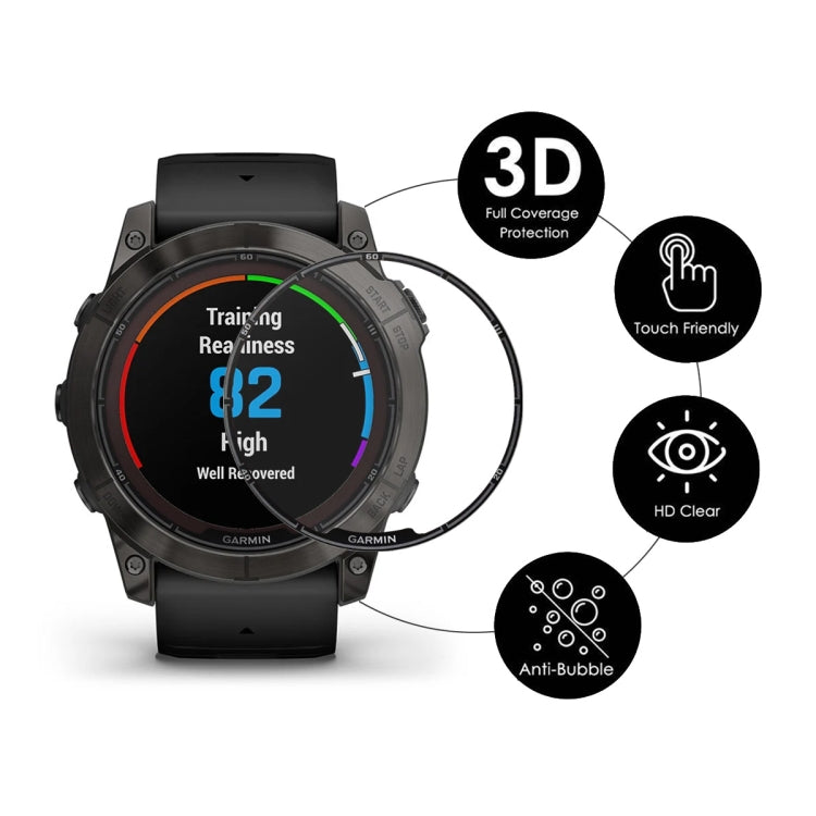 For Garmin Fenix 7 Pro ENKAY 3D Full Coverage Soft PC Edge PMMA HD Screen Protector Film - free shipping - PMC TechLife - Order now!