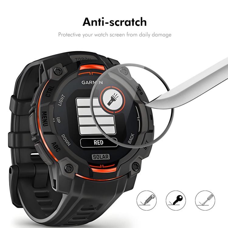 For Garmin Instinct E 45mm ENKAY 3D Full Coverage Soft PC Edge PMMA HD Screen Protector Film - free shipping - PMC TechLife - Order now!