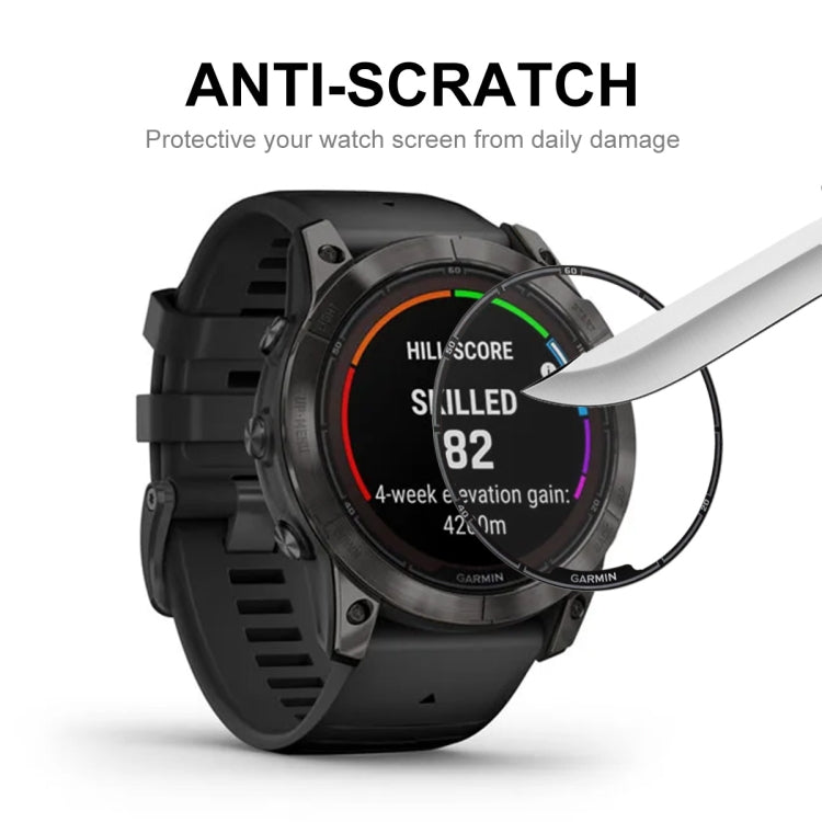 For Garmin Fenix 7 Pro 5pcs ENKAY 3D Full Coverage Soft PC Edge PMMA HD Screen Protector Film - free shipping - PMC TechLife - Order now!
