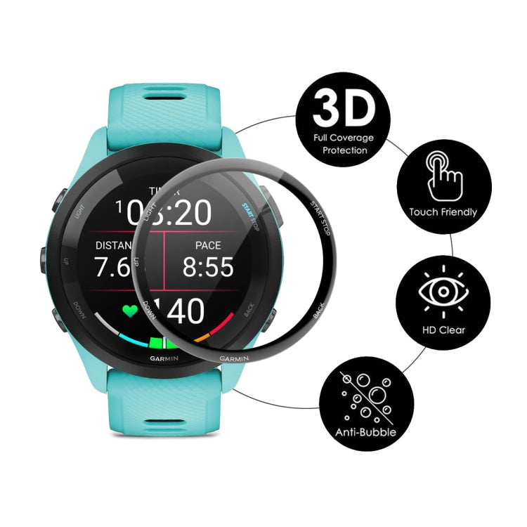 For Garmin Forerunner 265 10pcs ENKAY 3D Full Coverage Soft PC Edge PMMA HD Screen Protector Film - free shipping - PMC TechLife - Order now!