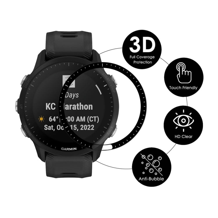 For Garmin Forerunner 955 / 955 Solar 10pcs ENKAY 3D Full Coverage Soft PC Edge PMMA HD Screen Protector Film - free shipping - PMC TechLife - Order now!