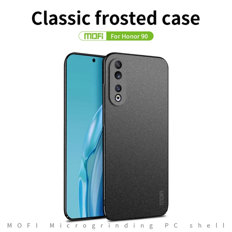 For Honor 90 MOFI Fandun Series Frosted PC Ultra-thin All-inclusive Phone Case(Black) - Honor Cases by MOFI | Online Shopping South Africa | PMC Jewellery