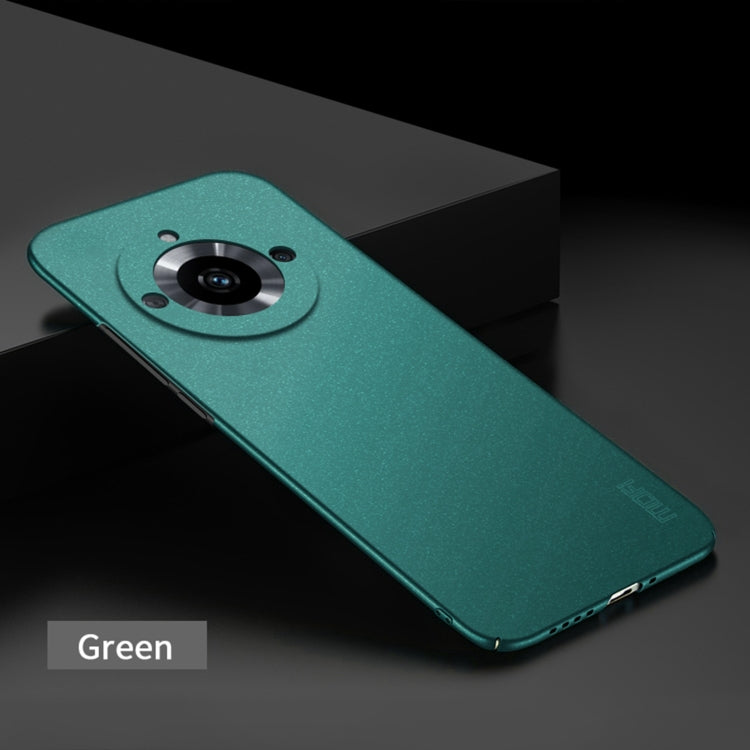 For Realme 11 Pro MOFI Fandun Series Frosted PC Ultra-thin All-inclusive Phone Case(Green) - Realme Cases by MOFI | Online Shopping South Africa | PMC Jewellery