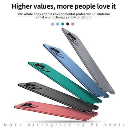 For Huawei Nova 12 Pro/Nova 12 Ultra MOFI Fandun Series Frosted PC Ultra-thin All-inclusive Phone Case(Blue) - Huawei Cases by MOFI | Online Shopping South Africa | PMC Jewellery