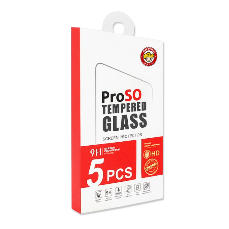 For iPhone 16 Pro 5pcs ENKAY 0.26mm 9H 2.5D High Aluminum-silicon Tempered Glass Film - iPhone 16 Pro Tempered Glass by ENKAY | Online Shopping South Africa | PMC Jewellery | Buy Now Pay Later Mobicred