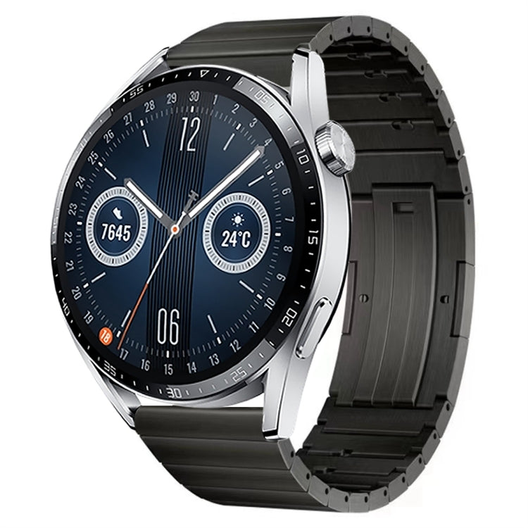 For Huawei Watch GT3 46mm Titanium Alloy Quick Release Watch Band(Gray) - Watch Bands by PMC Jewellery | Online Shopping South Africa | PMC Jewellery