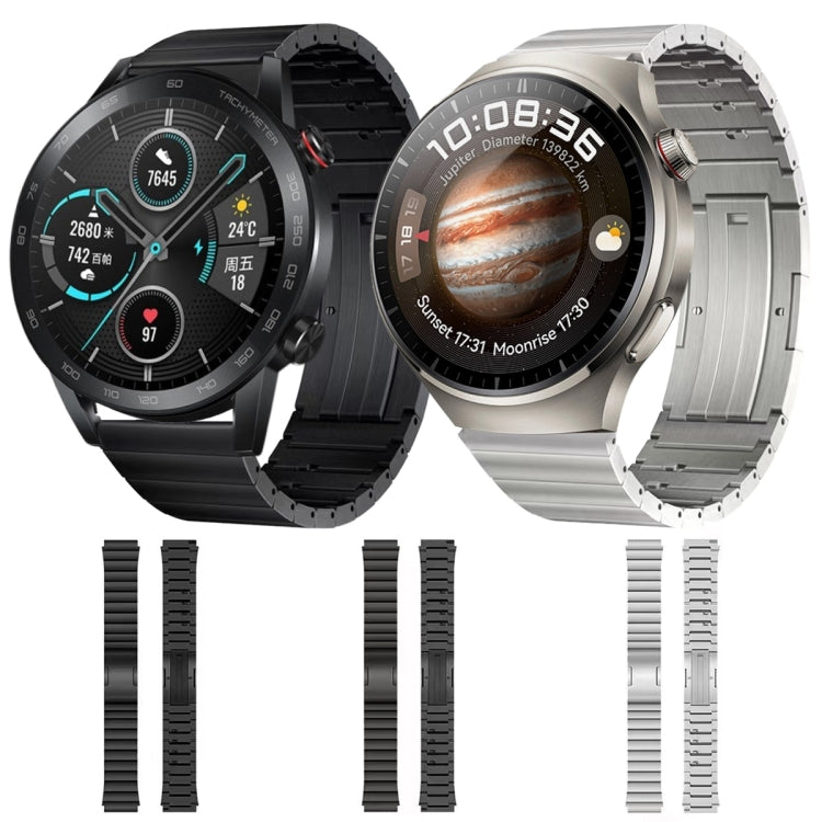 For Huawei Watch GT3 Pro 46mm Titanium Alloy Quick Release Watch Band(Silver) - Watch Bands by PMC TechLife | Online Shopping South Africa | PMC TechLife