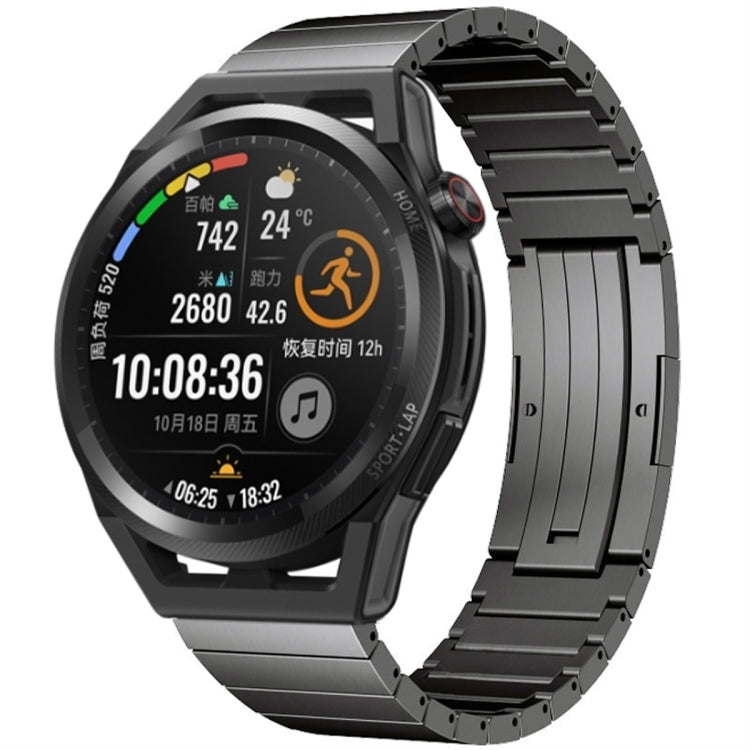 For Huawei Watch GT Runner One Bead Titanium Alloy Watch Band(Gray) - Watch Bands by PMC TechLife | Online Shopping South Africa | PMC TechLife