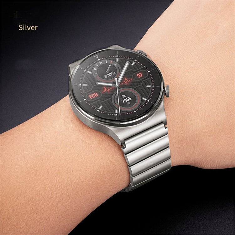 For Huawei Watch GT 2e One Bead Titanium Alloy Watch Band(Silver) - Watch Bands by PMC TechLife | Online Shopping South Africa | PMC TechLife