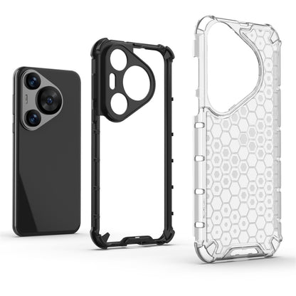 For Huawei Pura 70 Pro Shockproof Honeycomb Phone Case(Black) - Huawei Cases by PMC Jewellery | Online Shopping South Africa | PMC Jewellery | Buy Now Pay Later Mobicred