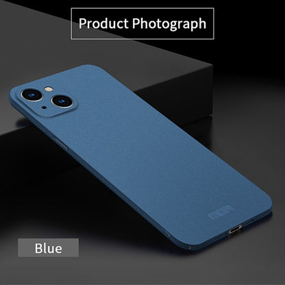 For iPhone 15 Pro Max MOFI Fandun Series Frosted PC Ultra-thin All-inclusive Phone Case(Blue) - iPhone 15 Pro Max Cases by MOFI | Online Shopping South Africa | PMC Jewellery