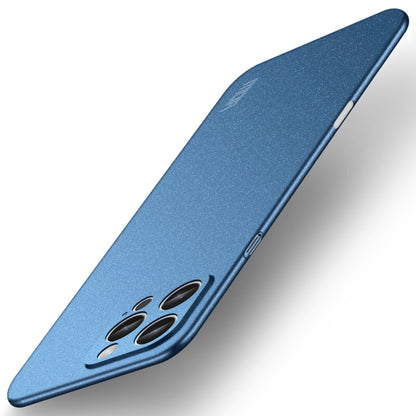 For iPhone 16 Pro MOFI Fandun Series Frosted PC Ultra-thin All-inclusive Phone Case(Blue) - iPhone 16 Pro Cases by MOFI | Online Shopping South Africa | PMC Jewellery | Buy Now Pay Later Mobicred