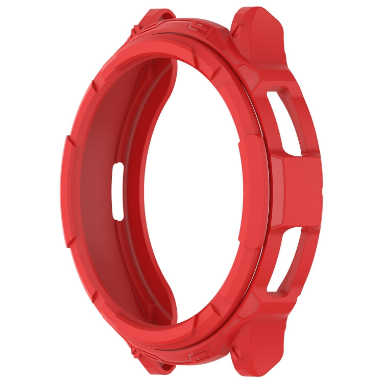 For Samsung Galaxy Watch 6 Classic 43mm Rotating Ring  + TPU Armor Watch Protective Case(Red) - Watch Cases by PMC TechLife | Online Shopping South Africa | PMC TechLife