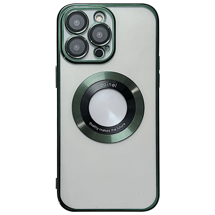 For iPhone 16 Pro Max Electroplating Magsafe TPU Phone Case(Green) - free shipping - PMC TechLife - Order now!