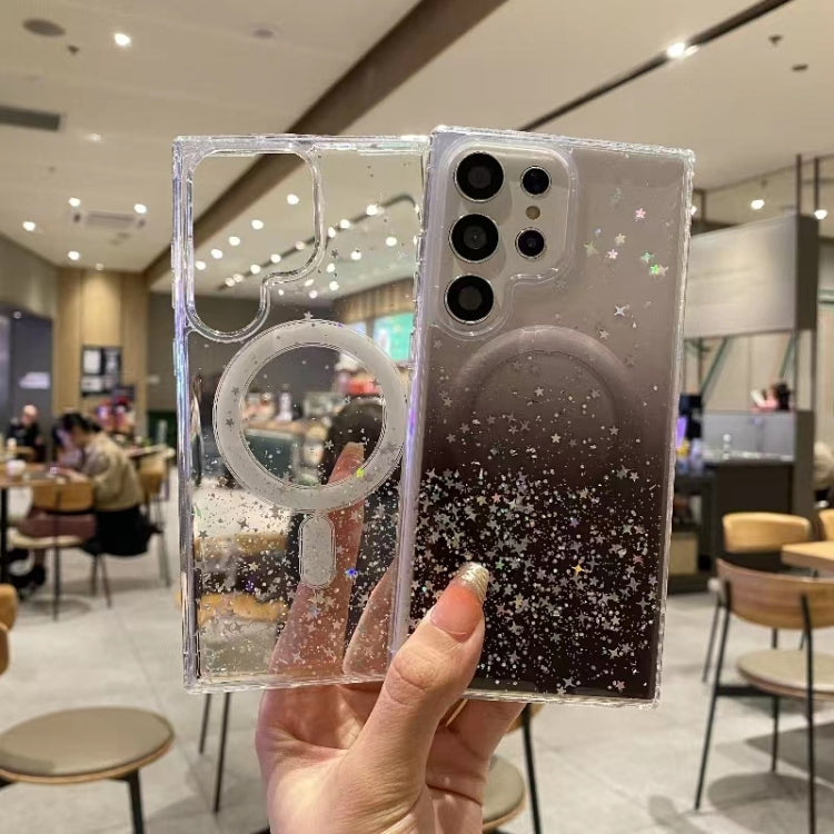For Samsung Galaxy S23+ 5G Magsafe Glitter TPU Phone Protective Case(Green) - Galaxy S23+ 5G Cases by PMC TechLife | Online Shopping South Africa | PMC TechLife