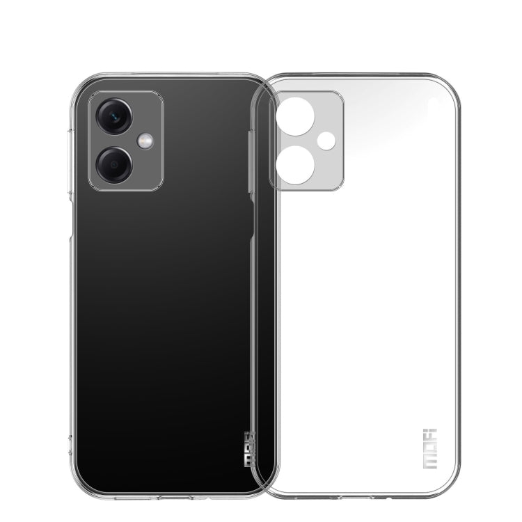 For Xiaomi Redmi 12R / Note 12R MOFI Ming Series Ultra-thin TPU Phone Case(Transparent) - Xiaomi Cases by MOFI | Online Shopping South Africa | PMC Jewellery