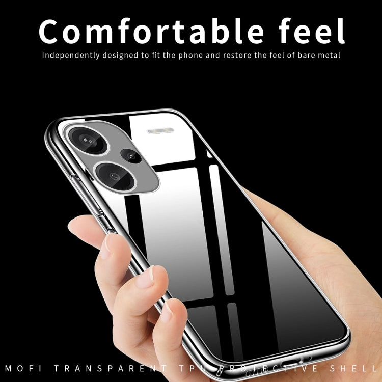 For Xiaomi Redmi Note 13 Pro+ MOFI Ming Series Ultra-thin TPU Phone Case(Transparent) - Note 13 Pro+ Cases by MOFI | Online Shopping South Africa | PMC Jewellery