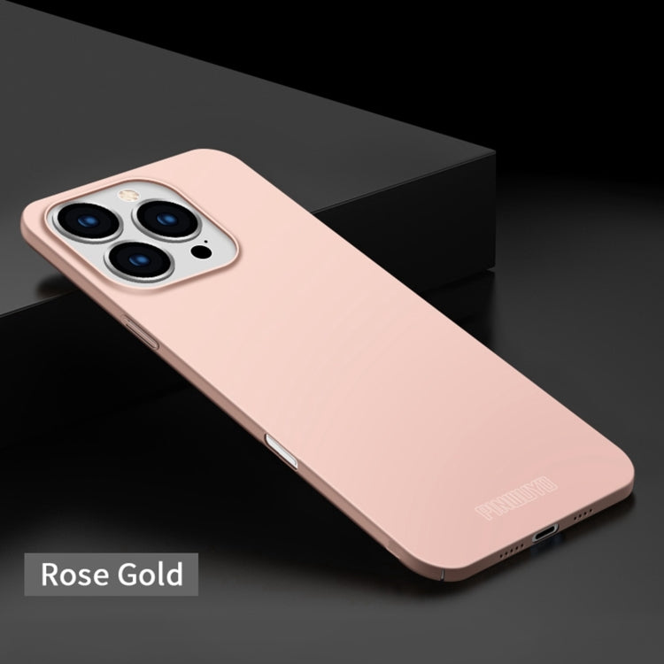 For iPhone 16 Pro Max PINWUYO Micro-Frosted PC Ultra-thin Hard Phone Case with Magsafe Magnetic Ring(Rose Gold) - iPhone 16 Pro Max Cases by PINWUYO | Online Shopping South Africa | PMC Jewellery | Buy Now Pay Later Mobicred