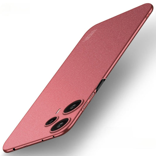 For Xiaomi Redmi Note 12 Turbo /Poco F5 5G MOFI Fandun Series Frosted PC Ultra-thin All-inclusive Phone Case(Red) - Xiaomi Cases by MOFI | Online Shopping South Africa | PMC Jewellery