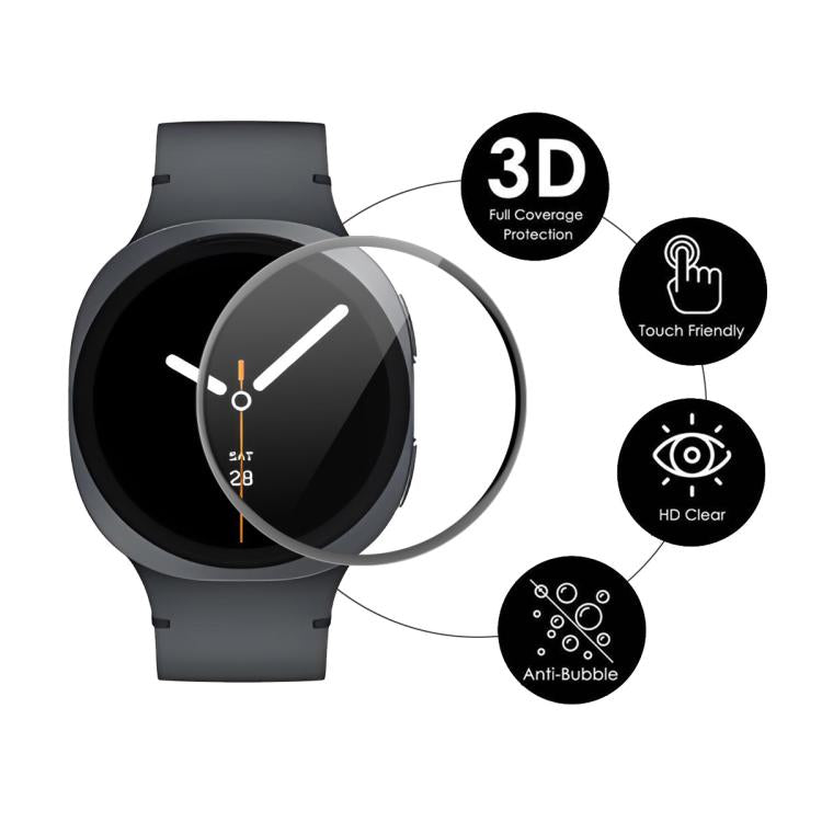 For Samsung Galaxy Watch8 44mm 10pcs ENKAY 3D Full Coverage Soft PC Edge PMMA HD Screen Film - free shipping - PMC TechLife - Order now!