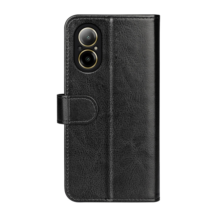 For Realme C67 4G R64 Texture Horizontal Flip Leather Phone Case(Black) - C67 Cases by PMC TechLife | Online Shopping South Africa | PMC TechLife | Buy Now Pay Later Mobicred