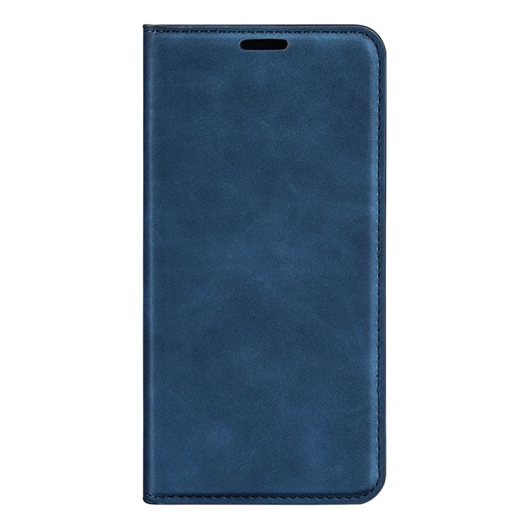 or Samsung Galaxy S25 Ultra 5G Retro-skin Magnetic Suction Leather Phone Case(Dark Blue) - Galaxy S25 Ultra 5G Cases by PMC Jewellery | Online Shopping South Africa | PMC Jewellery | Buy Now Pay Later Mobicred