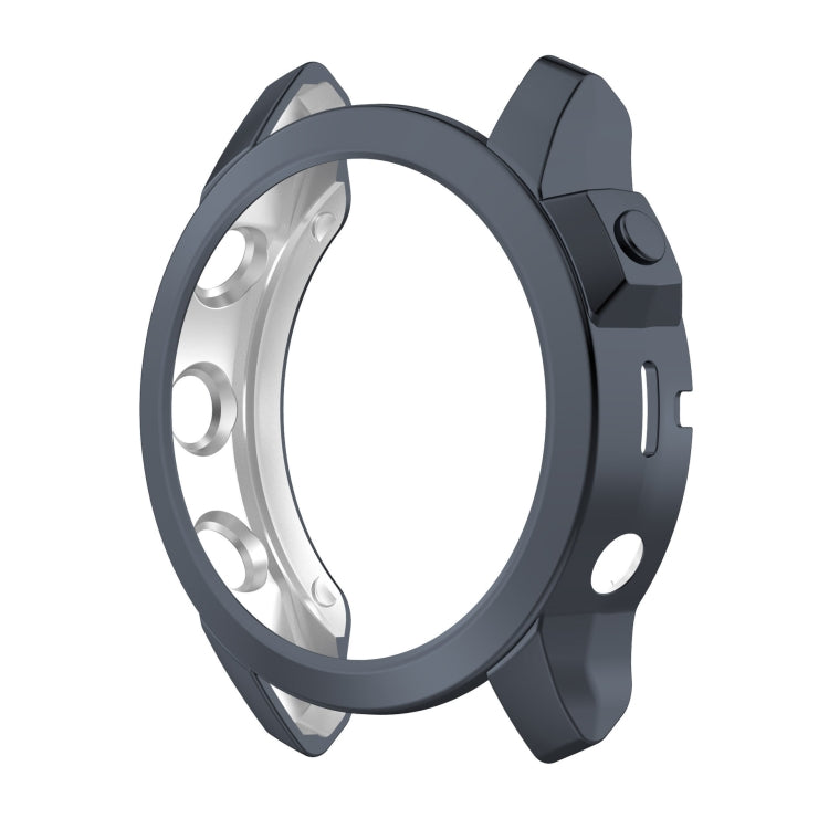 For Garmin Epix Pro 51mm Half Package Electroplated TPU Watch Protective Case(Grey) - Watch Cases by PMC TechLife | Online Shopping South Africa | PMC TechLife