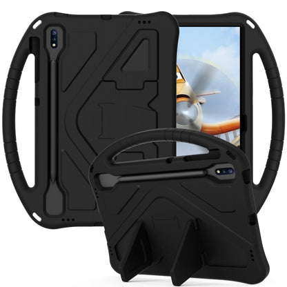 For Samsung Galaxy Tab S10+ 12.4 EVA Shockproof Tablet Case with Holder(Black) - Tab S10+ Cases by PMC Jewellery | Online Shopping South Africa | PMC Jewellery | Buy Now Pay Later Mobicred