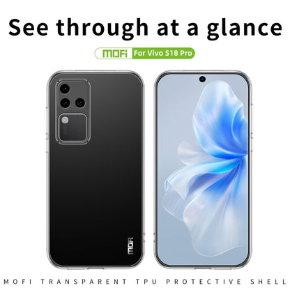 For vivo  S18 Pro MOFI Ming Series Ultra-thin TPU Phone Case(Transparent) - vivo Cases by MOFI | Online Shopping South Africa | PMC Jewellery
