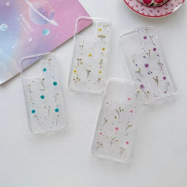 For iPhone 16e Gypsophila Flowers Pattern TPU Protective Phone Case(Pink) - iPhone 16e Cases by PMC TechLife | Online Shopping South Africa | PMC TechLife | Buy Now Pay Later Mobicred