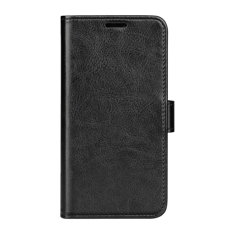 For Motorola Edge 5G 2024 R64 Texture Horizontal Flip Leather Phone Case(Black) - Motorola Cases by PMC Jewellery | Online Shopping South Africa | PMC Jewellery | Buy Now Pay Later Mobicred