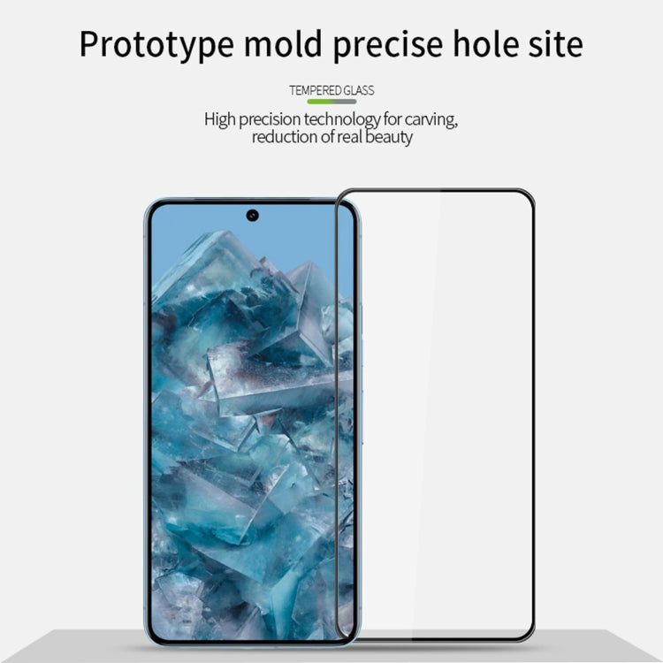 For Google Pixel 9 Pro PINWUYO 9H 3D Full Screen Explosion-proof Tempered Glass Film(Black) - Google Tempered Glass by PINWUYO | Online Shopping South Africa | PMC TechLife | Buy Now Pay Later Mobicred