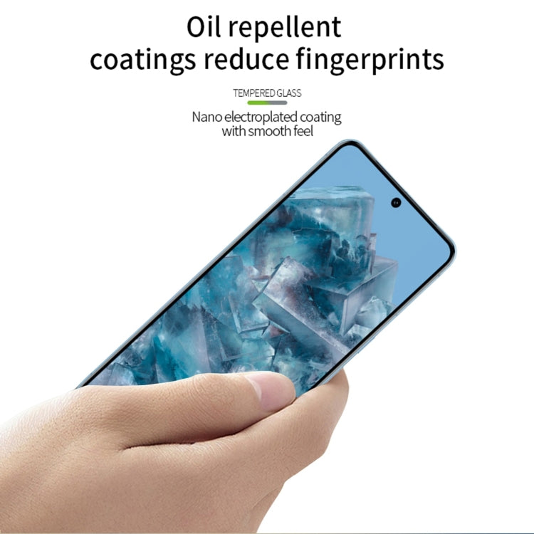 For Google Pixel 9 Pro PINWUYO 9H 3D Full Screen Explosion-proof Tempered Glass Film(Black) - Google Tempered Glass by PINWUYO | Online Shopping South Africa | PMC TechLife | Buy Now Pay Later Mobicred