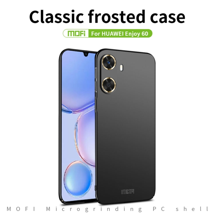 For Huawei Enjoy 60 MOFI Micro-Frosted PC Ultra-thin Hard Phone Case(Black) - Huawei Cases by MOFI | Online Shopping South Africa | PMC TechLife | Buy Now Pay Later Mobicred