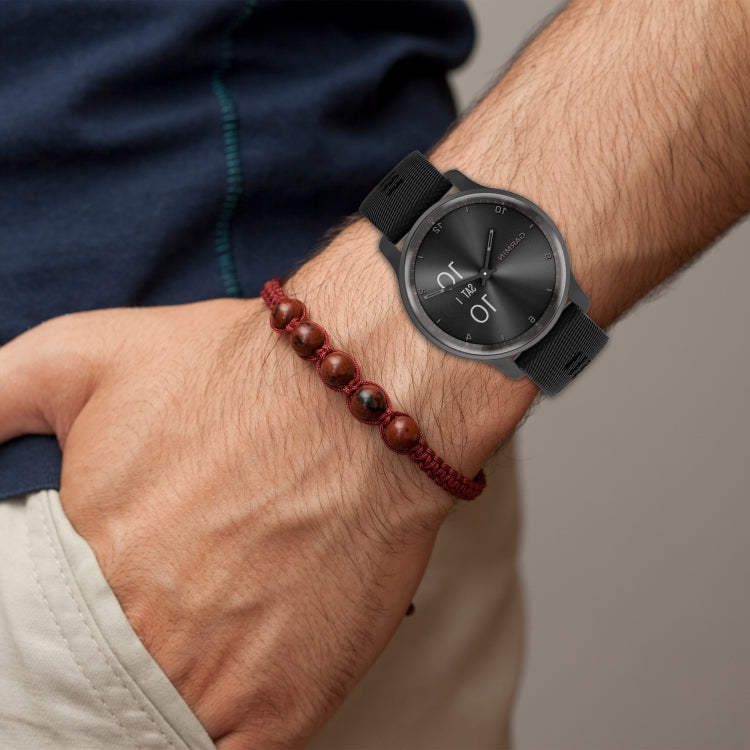 For Huawei Watch 4 Pro 22mm Diamond Textured Silicone Watch Band(Dark Grey) - Watch Bands by PMC TechLife | Online Shopping South Africa | PMC TechLife
