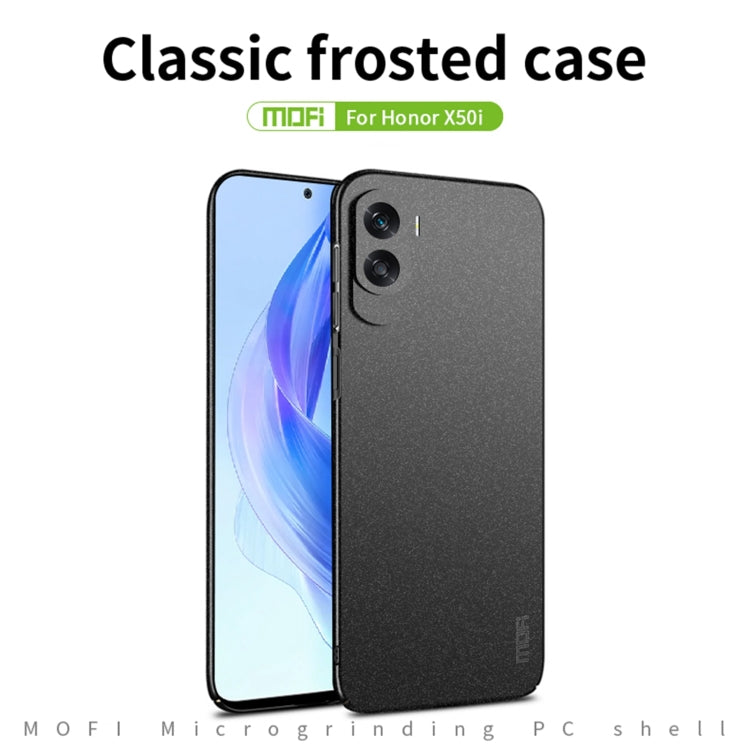 For Honor X50i / 90 Lite MOFI Fandun Series Frosted PC Ultra-thin All-inclusive Phone Case(Red) - Honor Cases by MOFI | Online Shopping South Africa | PMC Jewellery