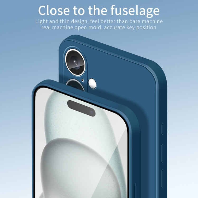 For iPhone 16 PINWUYO Sense Series Liquid Silicone TPU Phone Case(Green) - iPhone 16 Cases by PINWUYO | Online Shopping South Africa | PMC TechLife | Buy Now Pay Later Mobicred