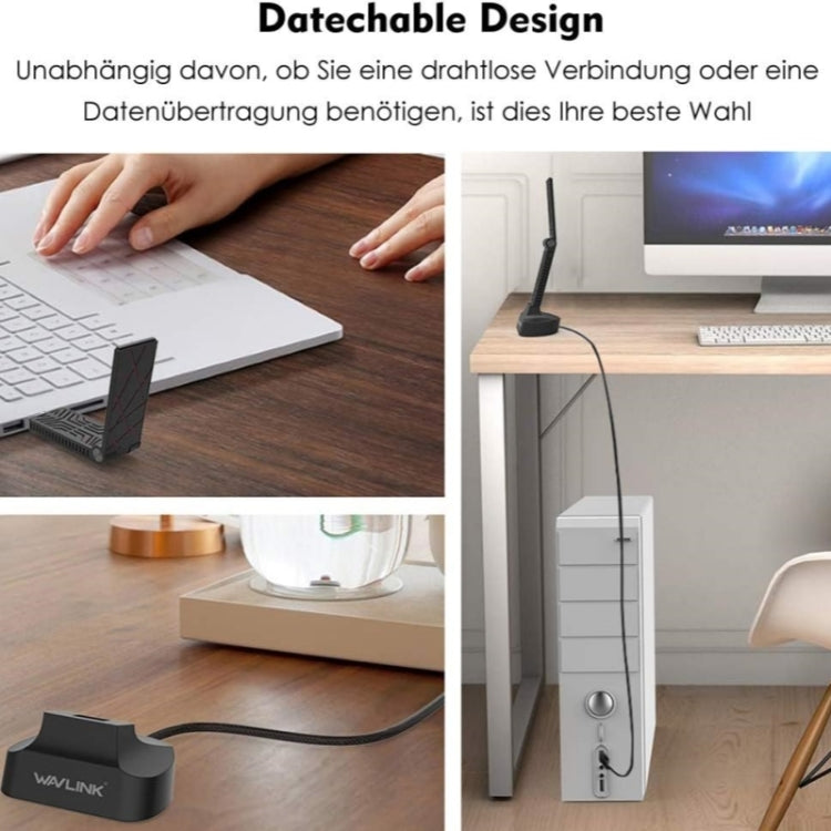 WAVLINK WN690A5D For PC AC1900M USB 3.0 Network Card 2.4GHz 5GHz Dual Band Wireless Adapter - free shipping - PMC Jewellery - Order now!