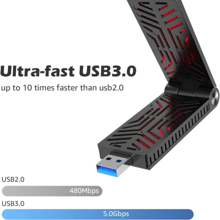 WAVLINK WN690X1 For PC AX1800 WiFi 6 Wireless-AX USB3.0 Adapter Dual Band Network Adapter - free shipping - PMC Jewellery - Order now!