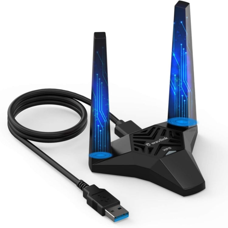 WAVLINK WN692A3 Lag-Free Gaming High Speed AC1300M Wireless Dual Band USB 3.0 Adapter - USB Network Adapter by WAVLINK | Online Shopping South Africa | PMC Jewellery | Buy Now Pay Later Mobicred