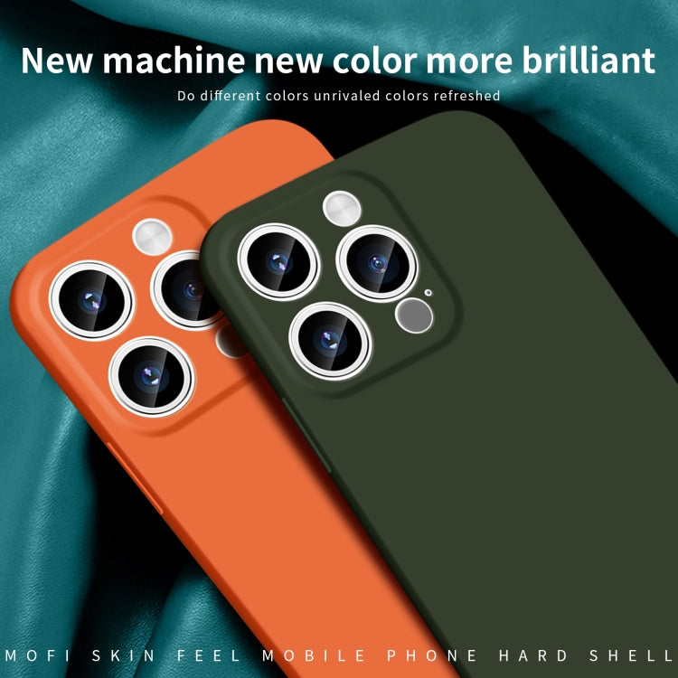 For iPhone 15 Pro Max MOFI Qin Series Skin Feel All-inclusive Silicone Phone Case(Orange) - iPhone 15 Pro Max Cases by MOFI | Online Shopping South Africa | PMC Jewellery