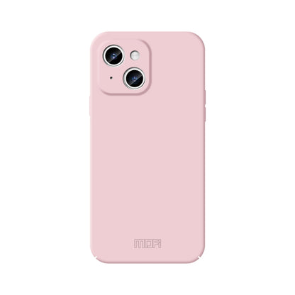 For iPhone 15 MOFI Qin Series Skin Feel All-inclusive Silicone Phone Case(Pink) - iPhone 15 Cases by MOFI | Online Shopping South Africa | PMC Jewellery