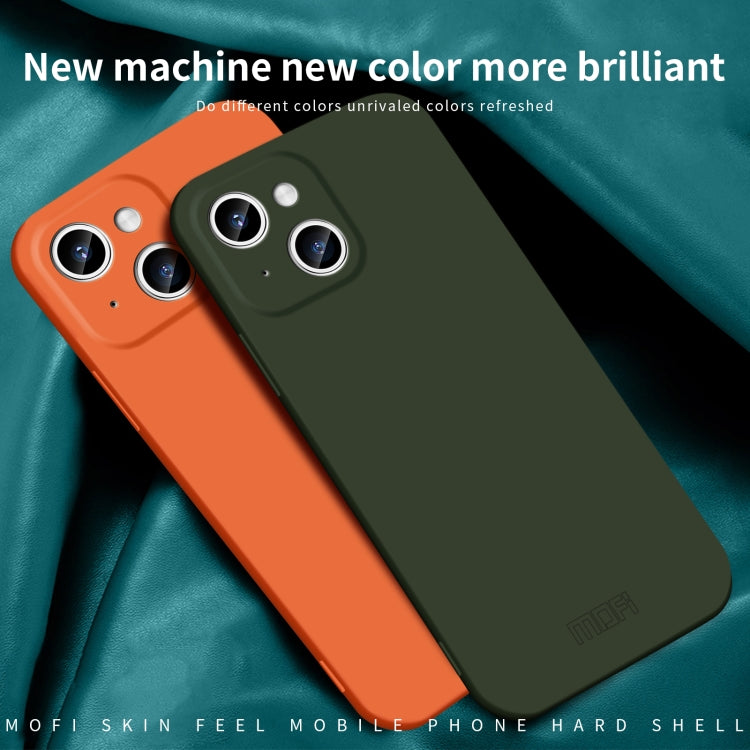 For iPhone 14 Plus MOFI Qin Series Skin Feel All-inclusive PC Phone Case(Black) - iPhone 14 Plus Cases by MOFI | Online Shopping South Africa | PMC TechLife | Buy Now Pay Later Mobicred